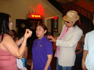 Teresa getting hair done Teres getting ready for her close up!